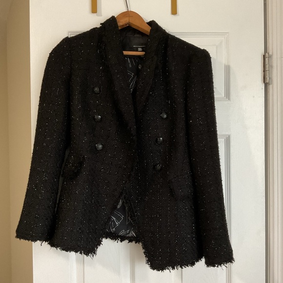 White House Black Market Jackets & Blazers - White House Black Market Black Tweed Blazer